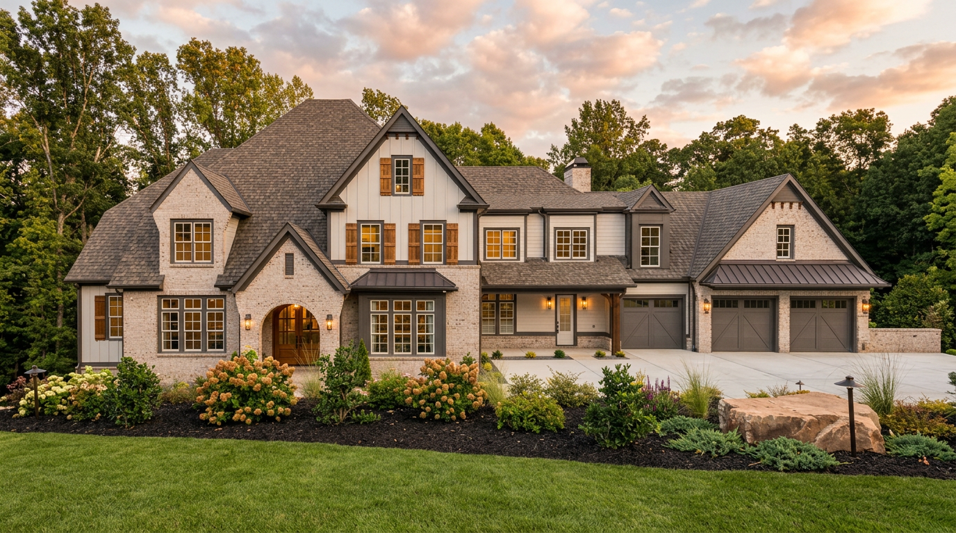 Custom new build exterior